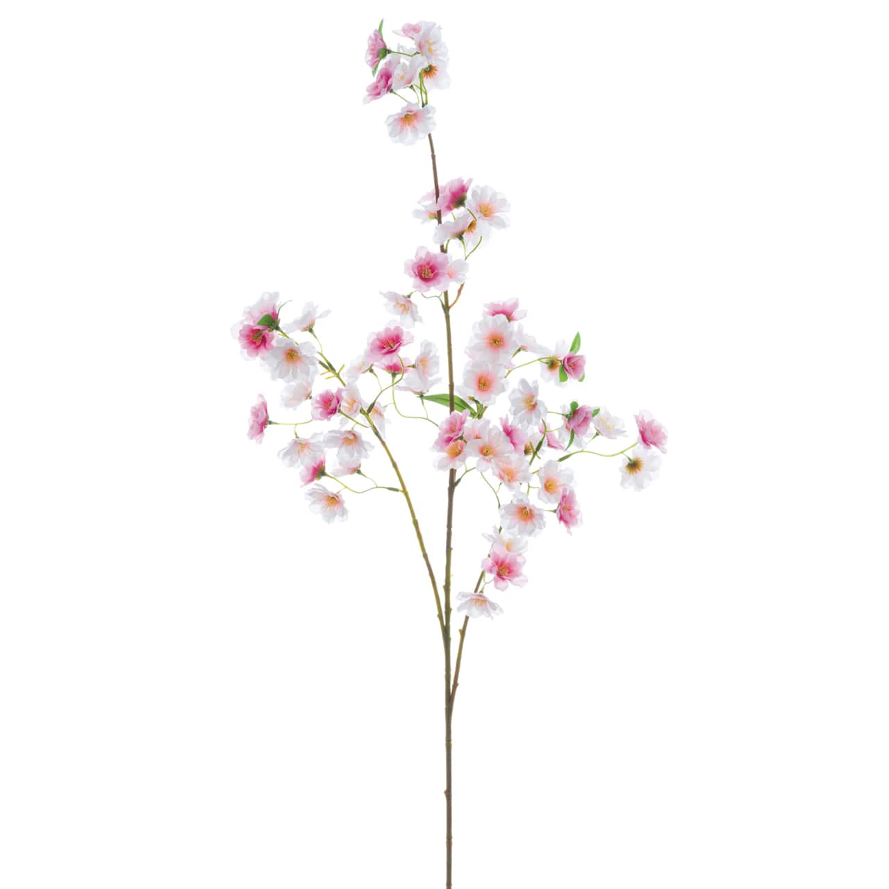 Pink Cream Cherry Blossom Stem